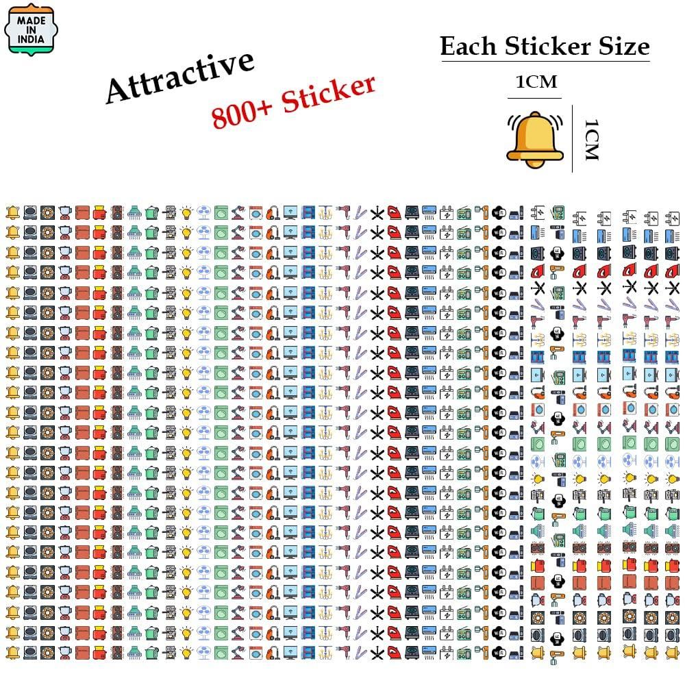 3D Premium Switch Stickers – Set of 149 Decorative Stickers