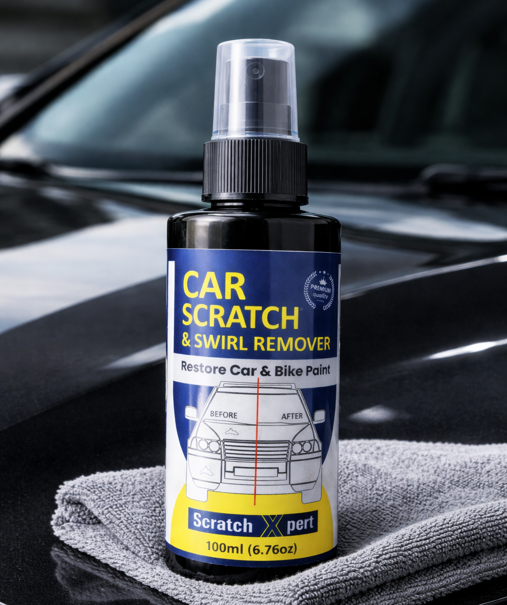 Car Scratch & Swirl Removal Cream – Paint Restoration Formula (100ml × 2)