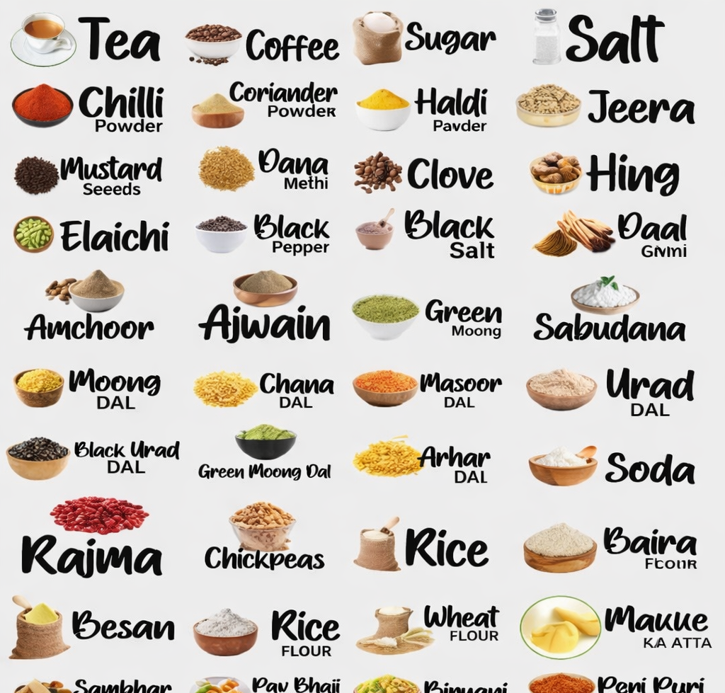 Waterproof Kitchen Spice Jar Label Stickers – Set of 60 Durable Labels