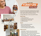 Premium All-in-One Furniture Polish - Professional Grade Wood Shine (3 Pack, 450g)