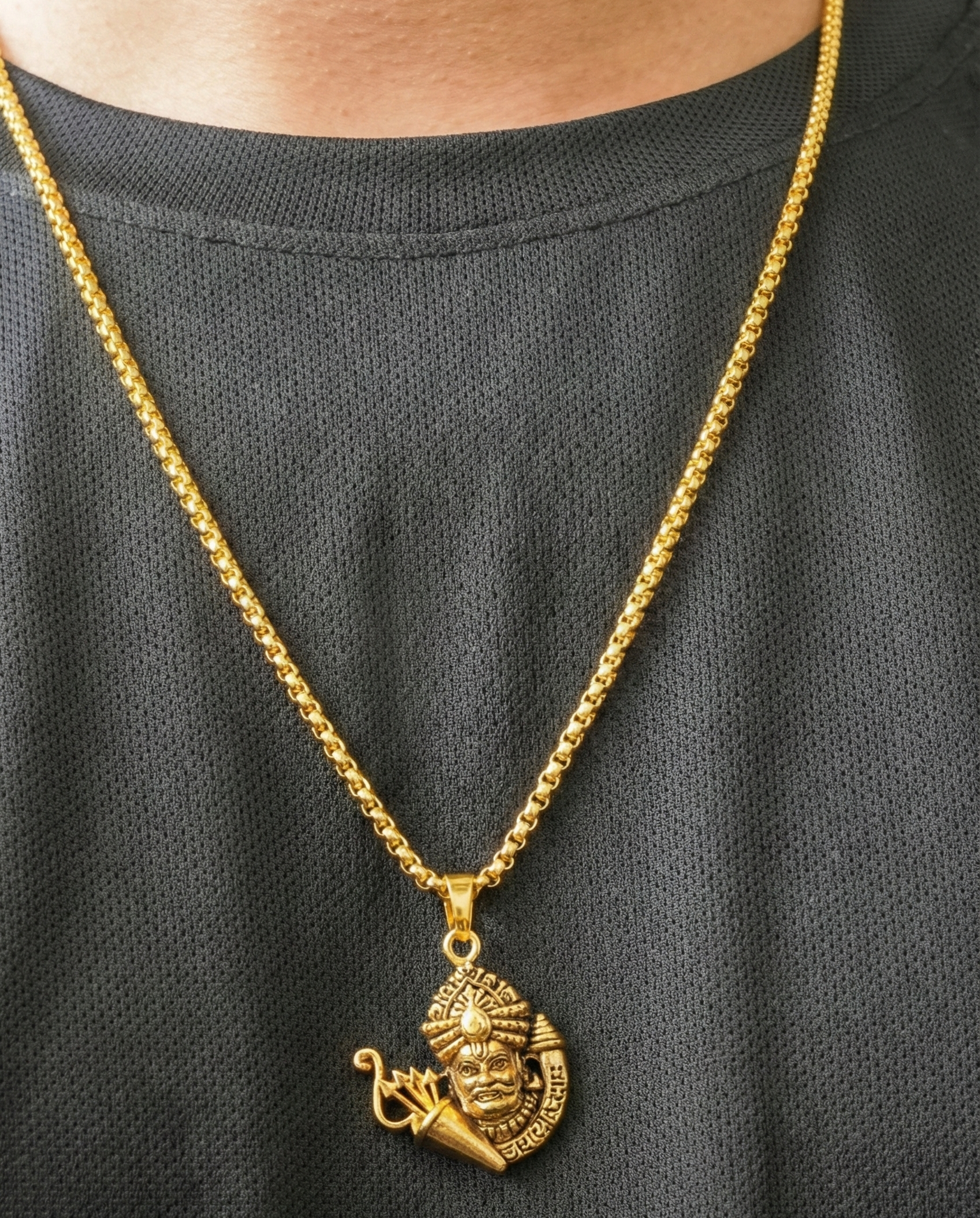 Khatu Shyamji Pendant with Chain
