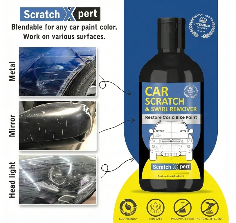 Car Scratch & Swirl Removal Cream – Paint Restoration Formula (100ml × 2)