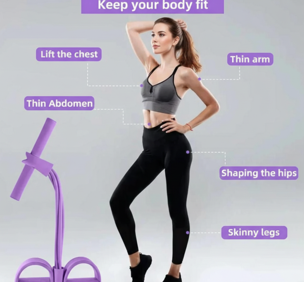 Yoga Pedal Puller Resistance Band Fitness Equipment