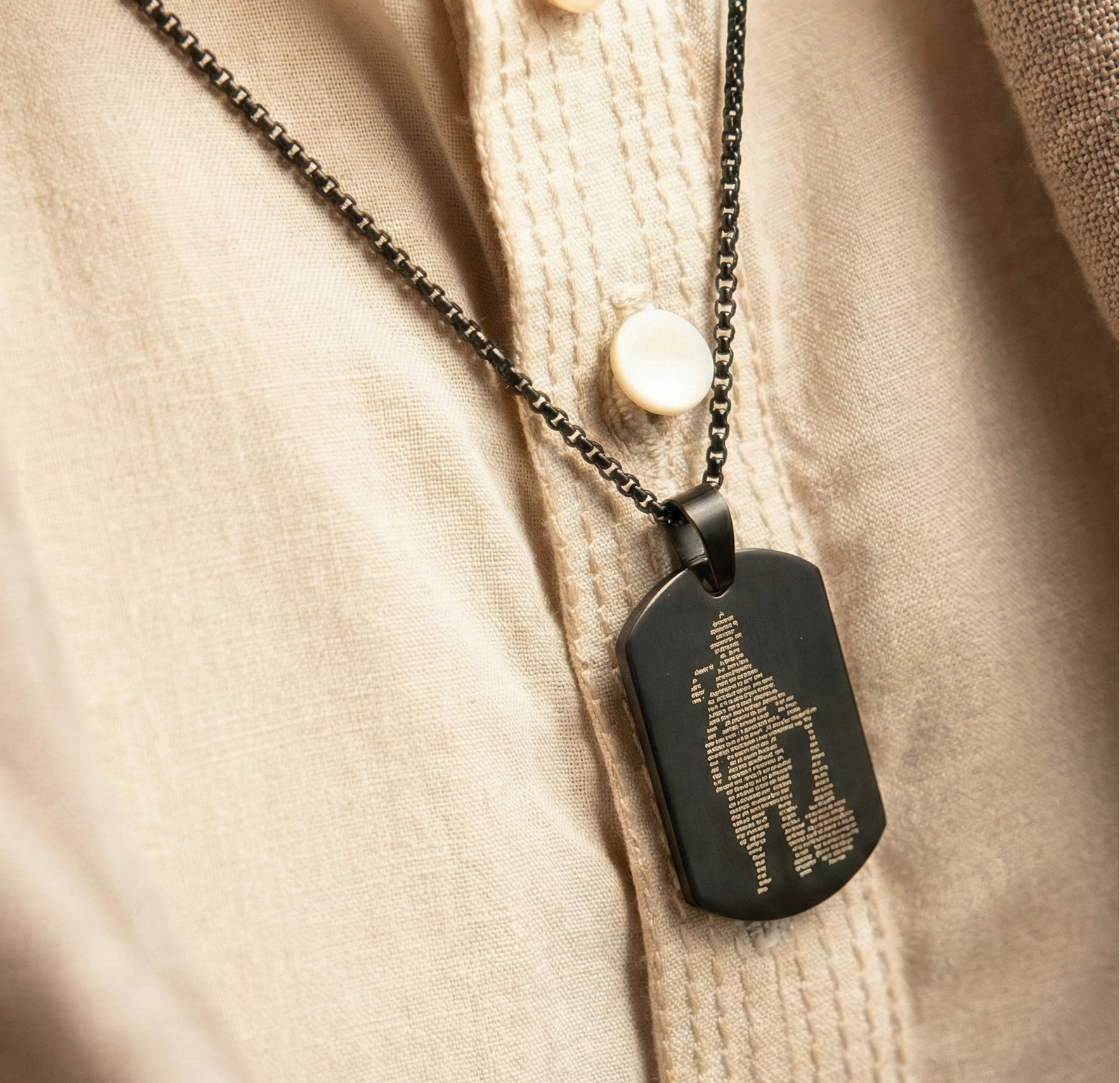 Hanuman Chalisa Pendant With Chain