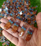 7 Chakra Energy Balance: Titanium Quartz Stone Pendant