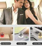 Solar Energy Rotating Ring with Long Lasting French Organic Fragrance