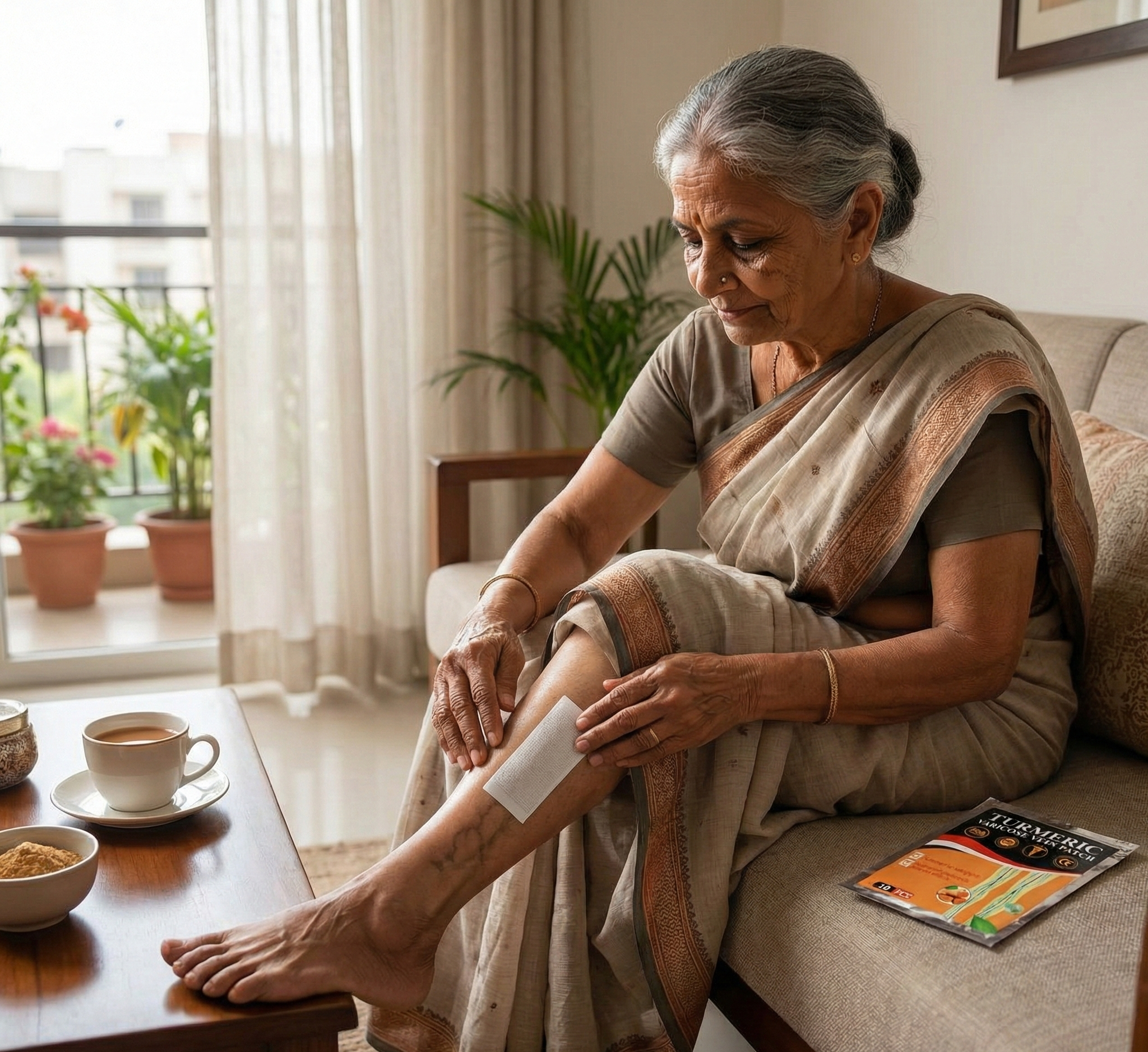 Herbal Turmeric Varicose Vein Pain Relief Patch (Pack of 10)