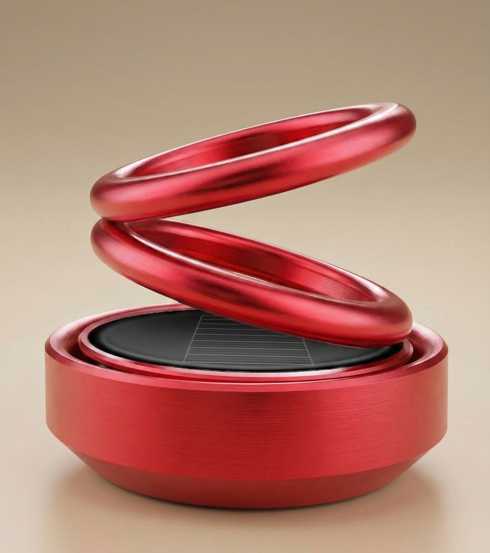 Solar Energy Rotating Ring with Long Lasting French Organic Fragrance