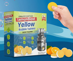 LemonBlast Yellow Bubble Tablets – Deep Cleaning (24 Count)