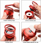 Solar Energy Rotating Ring with Long Lasting French Organic Fragrance