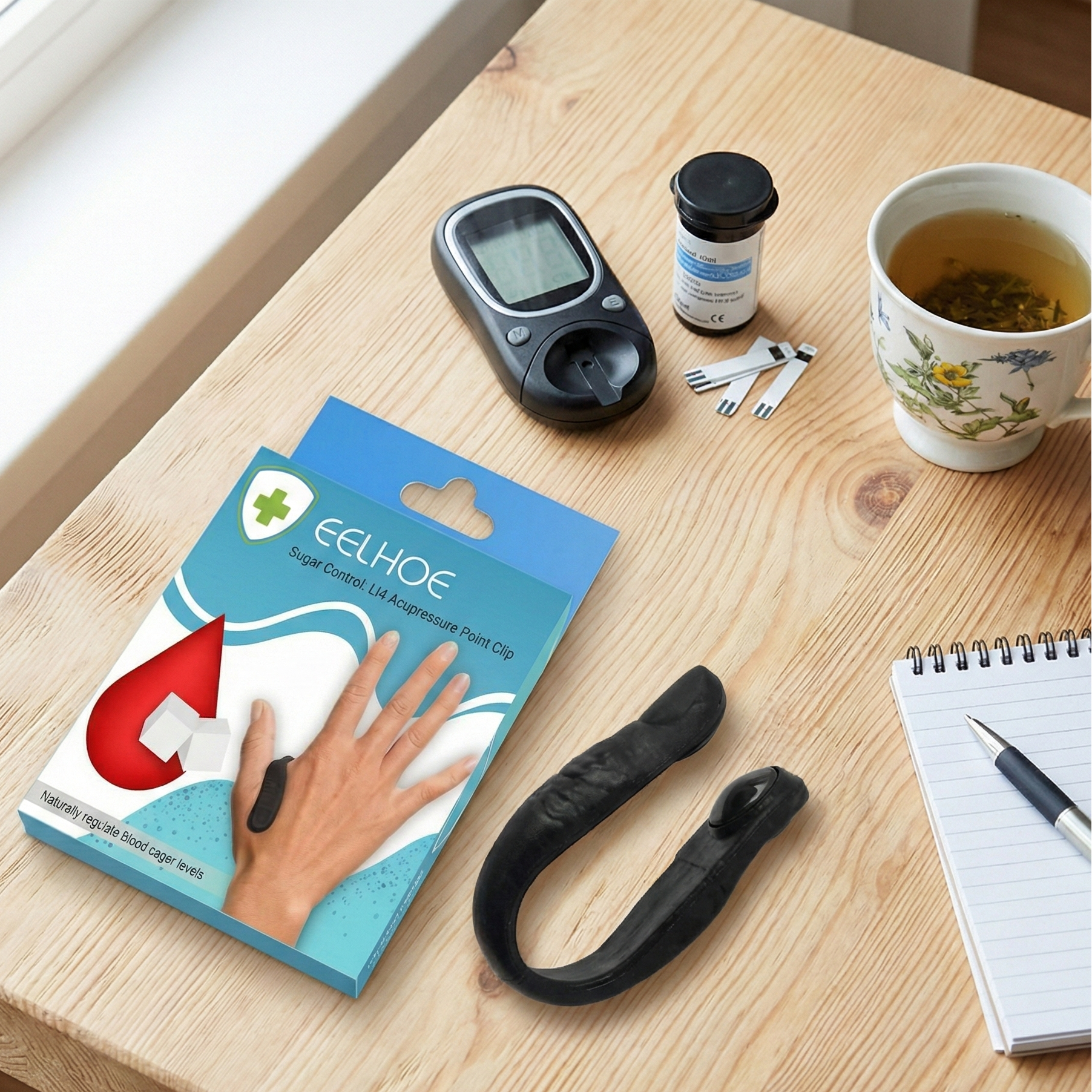 Sugar Control LI4 Acupressure Point Clip (Pack of 2)