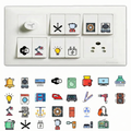 3D Premium Switch Stickers – Set of 149 Decorative Stickers