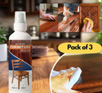 Premium All-in-One Furniture Polish - Professional Grade Wood Shine (3 Pack, 450g)