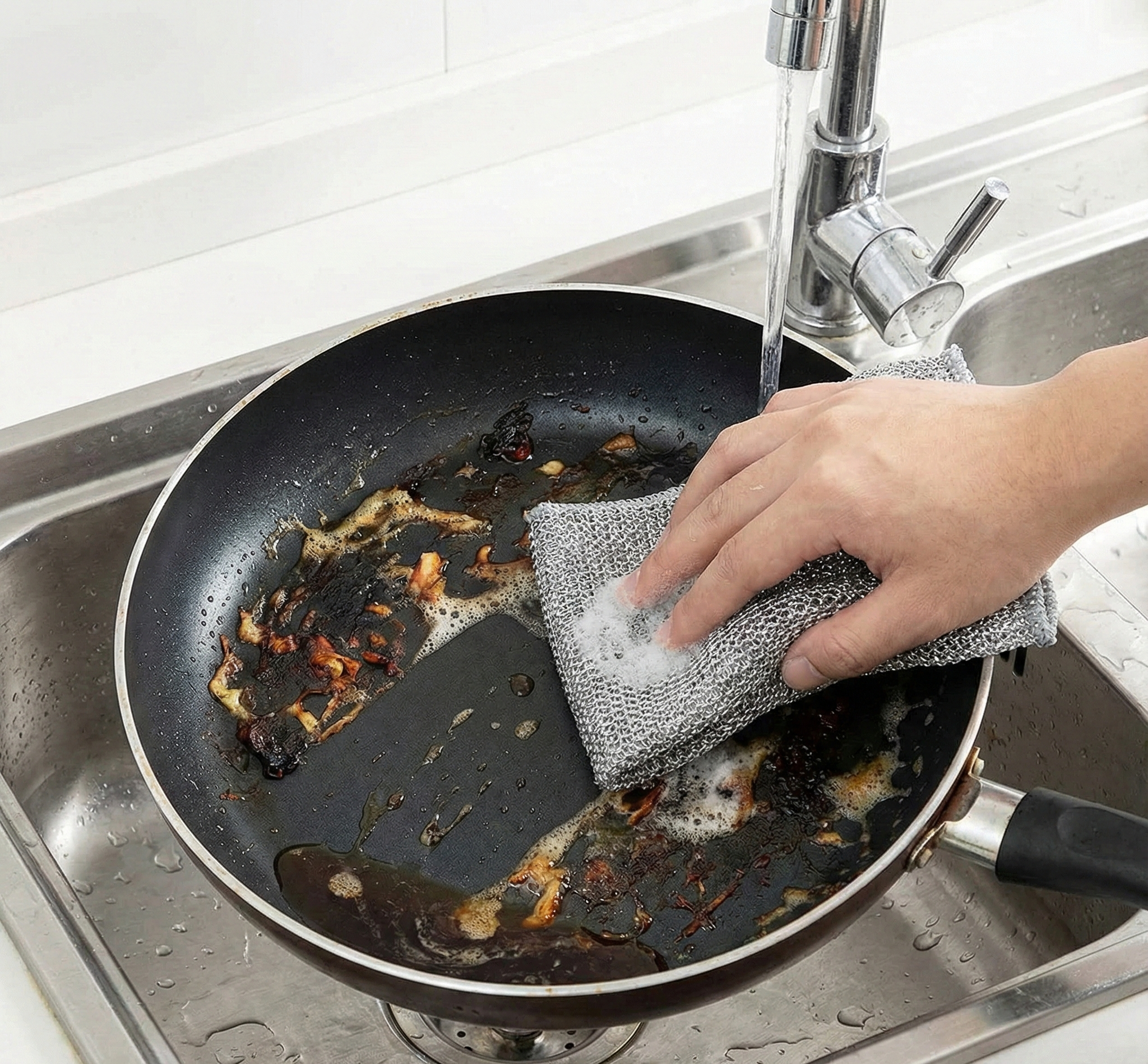 Multipurpose Wire Dishwashing Rags for Wet and Dry (Pack of 10)